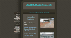 Desktop Screenshot of boatwrightauction.com